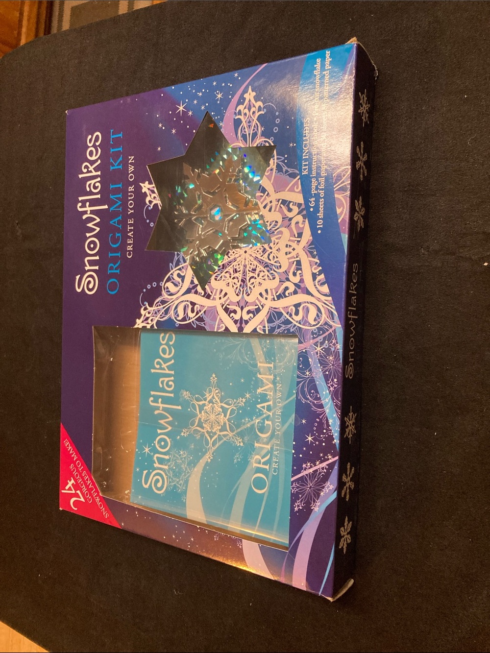 Snowflakes Origami Kit - Blue Snowflake Design